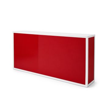 Contemporary Bar 8' (Red)