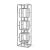 Reflection Bar Back Cannes (Silver) Small