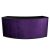 Blackout Acrylic Top Curved Bar (Black-Eggplant)