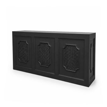 Colonial Bars Ratan 8' (Black)