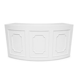 Colonial Curved Bar 8' (White)