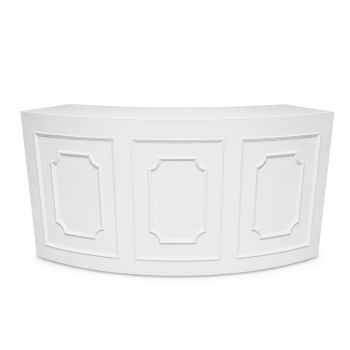 Colonial Curved Bar 8' (White)