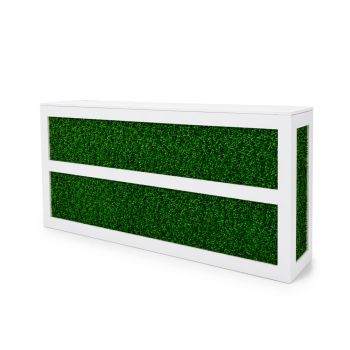 Hedge Bar White Frame 8'