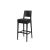 GH Porcino Bar Stool Black Cushion Black GH Porcino Bar Stool Black Cushion Black