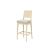 GH Porcino Bar Stool Ivory Cushion Ivory GH Porcino Bar Stool Ivory Cushion Ivory
