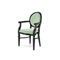 Chandelle Armchair Black - Cushion Mint