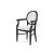 Chandelle Armchair Black - Cushion White