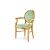 Chandelle Armchair Gold - Cushion Mint