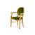 Chandelle Armchair Gold - Cushion Moss