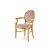 Chandelle Armchair Gold - Cushion Rose Gold (Velvet)