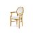 Chandelle Armchair Gold - Cushion White