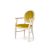 Chandelle Armchair Ivory - Cushion Gold (Velvet)