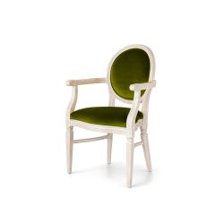 Chandelle Armchair Ivory - Cushion Moss