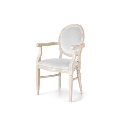Chandelle Armchair Ivory - Cushion White