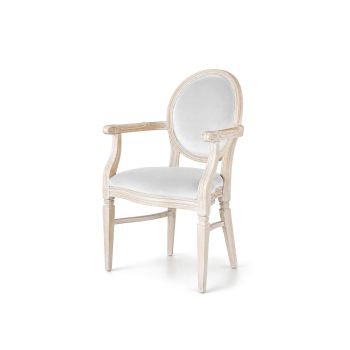 Chandelle Armchair Ivory - Cushion White
