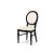 Chandelle Chair Black - Cushion Ivory (Leather)