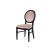 Chandelle Chair Black - Cushion Rose Gold (Velvet)