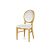 Chandelle Chair Gold - Cushion White (Velvet)