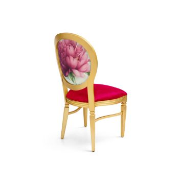 GH Chandelle Chair Gold - Royal Peony