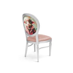 GH Chandelle Chair Silver - Lamb Glam