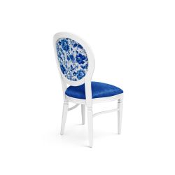 GH Chandelle Chair White - Blue Sonata