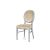 Chandelle Chair Silver - Cushion Champagne (Velver)
