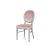 Chandelle Chair Silver - Cushion Rose Gold (Velvet)