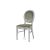 Chandelle Chair Silver - Cushion Silver (Velvet)