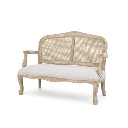 French Country Loveseat Natural