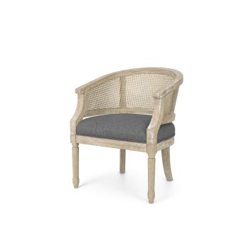 French Country Side Chair (Dark Grey)