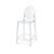 Ghost Barstool With Back Clear (Round)