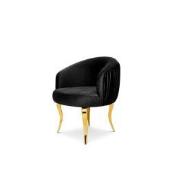 Reflection Armchair Glitz Lounge Gold - Black