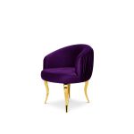 reflection armchair with curved backrest, pleated side detailing, and sleek silver mirrored legs, designed for luxury lounge and event seating.