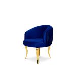 reflection armchair with curved backrest, pleated side detailing, and sleek silver mirrored legs, designed for luxury lounge and event seating.