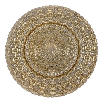 Chains Charger Plate (Gold)