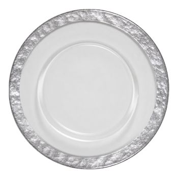 Cloud Charger Plate (Silver)