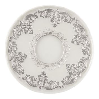 Crown Charger Plate (Silver)