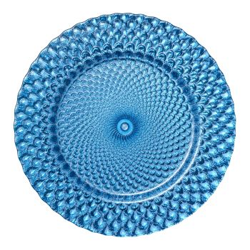 Luxe Charger Plate (Blue)