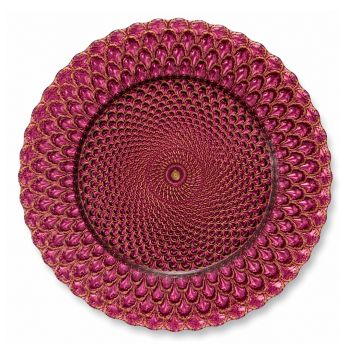 Luxe Charger Plate (Magenta)