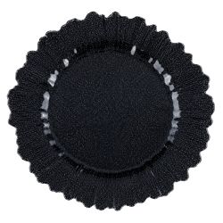 Reef Charger Plate (Black)