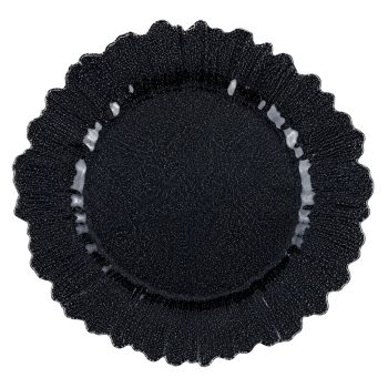 Reef Charger Plate (Black)