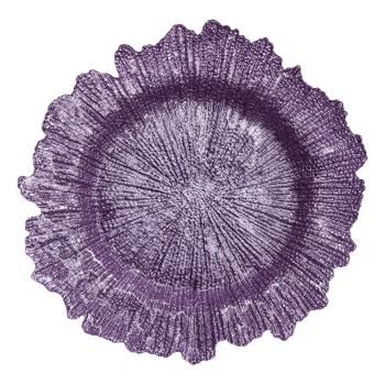 Reef Charger Plate (Lavender)