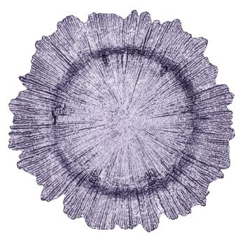 Reef Charger Plate (Lilac)