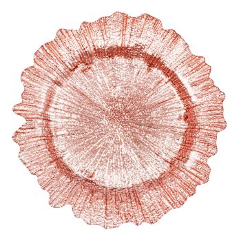 Reef Charger Plate (Rose Gold)