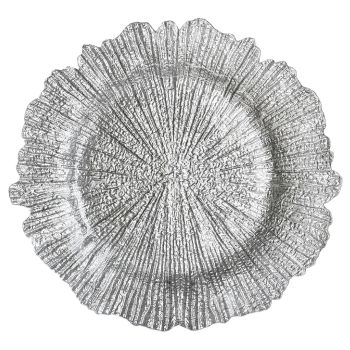 Reef Charger Plate (Silver)