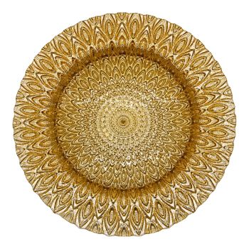 Ritz Charger Plate (D. Gold)