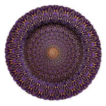 Ritz Charger Plate (Purple Translucent)