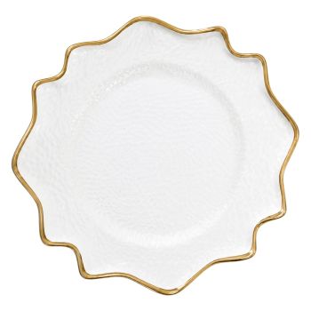 Versailles Charger Plate (Gold Trim)