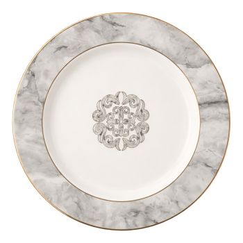 Marble of Delphi Charger Plate