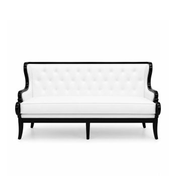 Empire Sofa (Black-White-Lines)